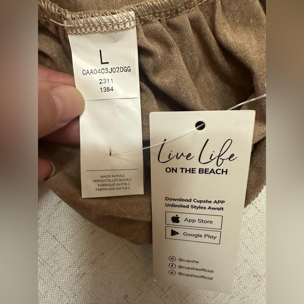 Cupshe Brown Long Sleeve Top - Picture 6 of 11